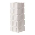 Wazon Quadratum 24x10cm 3d biały - 1