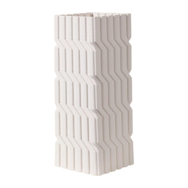 Wazon Quadratum 24x10cm 3d biały