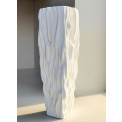 Wazon Cortex 49x19cm 3d biały - 3