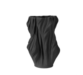 Wazon Vestis 41x27cm 3d czarny