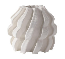 Wazon Conus 21x25cm 3d biały