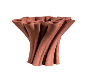 Wazon Tornado 19x24,5cm ceglany