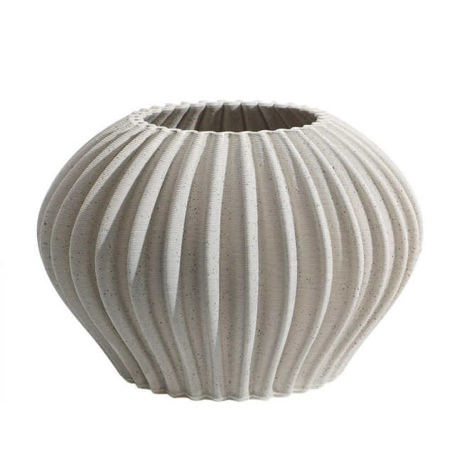 Wazon Cactus 17,5x25,5cm 3d szary