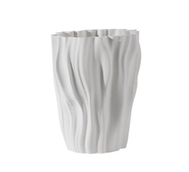 Wazon Sahara 27x21,5cm 3d biały