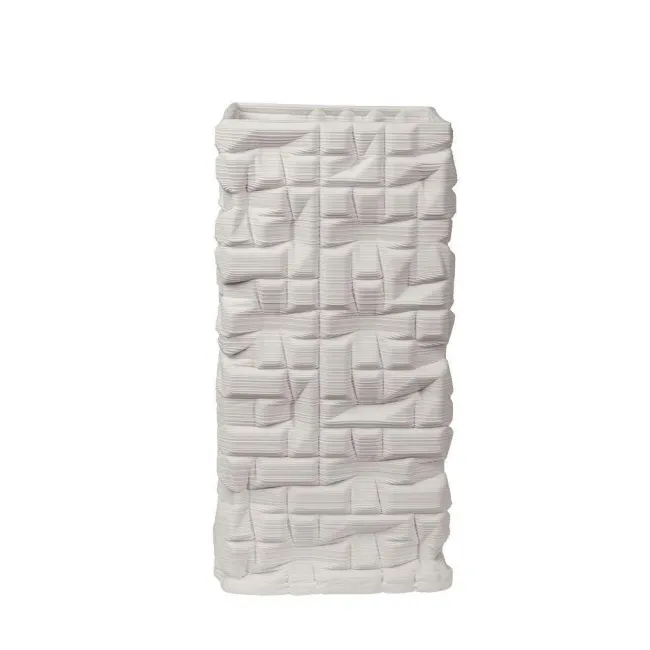 Wazon Secare 33x18cm 3d biały