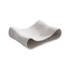 Misa dekoracyjna Nubes 29x20x9cm biała