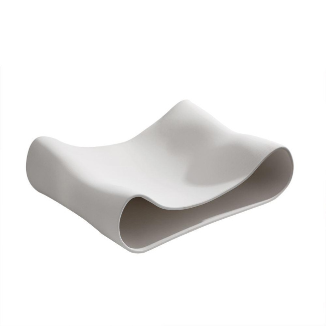 Misa dekoracyjna Nubes 29x20x9cm biała