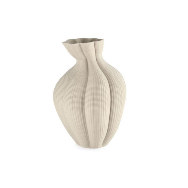 Wazon Reiko 39x25cm 3D beżowy - 1