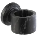 Pojemnik z pokrywką 6x5cm czarny marmur - 2