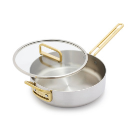 Patelnia Stanley Tucci™ 26cm 3,78l + pokrywka 3-PLY stalowa