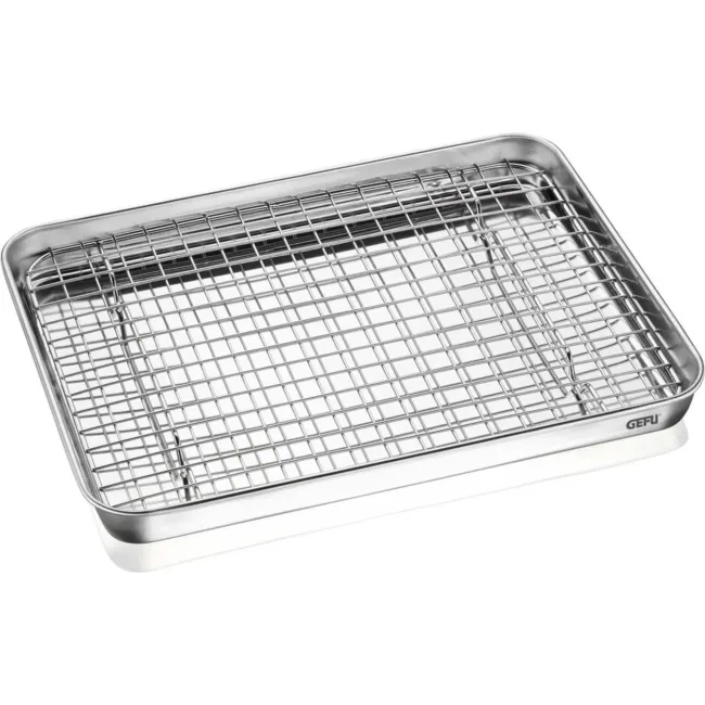 Taca z rusztem Variado 31,5x24,5cm stalowa