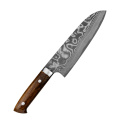 Nóż IW 18cm Santoku ręcznie kuty - 1