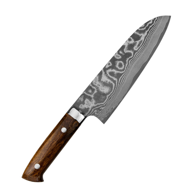 Nóż IW 18cm Santoku ręcznie kuty - 1