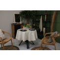Obrus okrągły 155cm Frejus Natural bawełna powlekana - 3