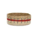 Kosz dekoracyjny 17x7cm hiacynt wodny czerwony - 1