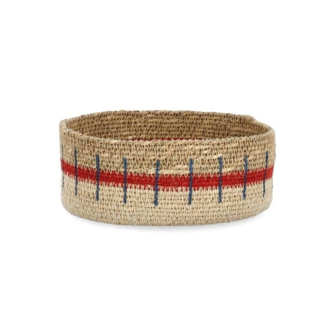 Kosz dekoracyjny 17x7cm hiacynt wodny czerwony