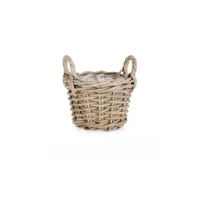 Kosz 22x24x16cm rattan Kubu szary