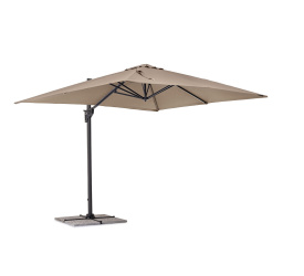 Parasol ogrodowy Panama 3x3x2,45m Charcoal-Taupe