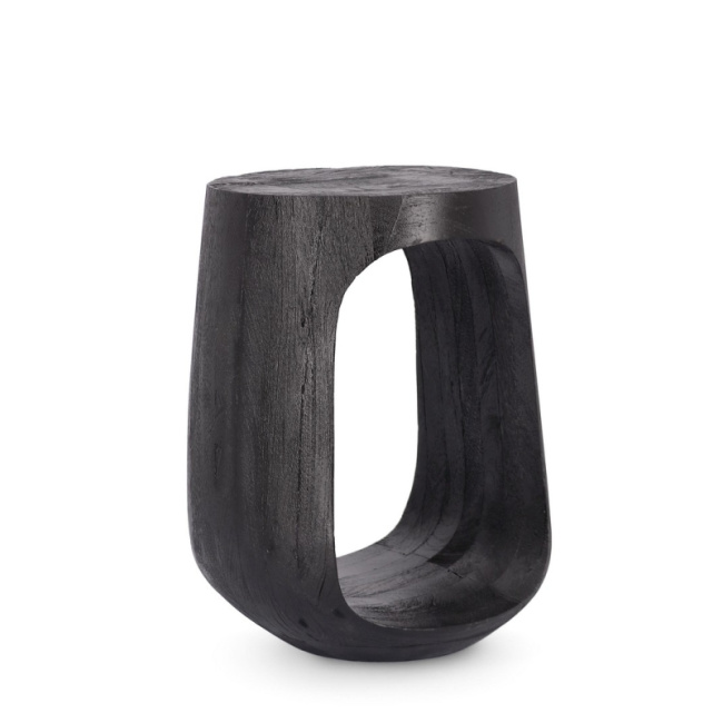 Stolik kawowy Lopez 33x45cm czarny