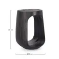 Stolik kawowy Lopez 33x45cm czarny - 2