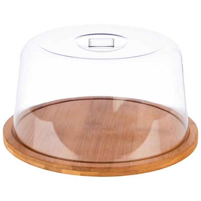 Deska do serwowania 25cm z kloszem okrągła