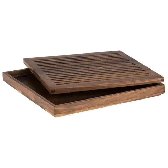 Deska do krojenia pieczywa 35x4x32,5x3,5cm orzech