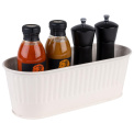 Koszyk na sztućce 29,5x12x10cm biały - 4