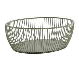 Koszyk 24x19x8cm owalny zielony