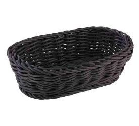 Koszyk Profi Line 19x12x6cm owalny czarny