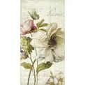 Serwetki 42x33cm Marche de Fleurs Cream 16szt.