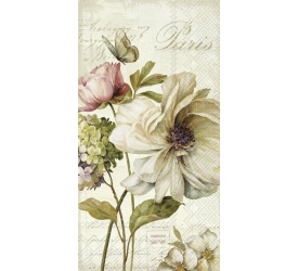 Serwetki 42x33cm Marche de Fleurs Cream 16szt.