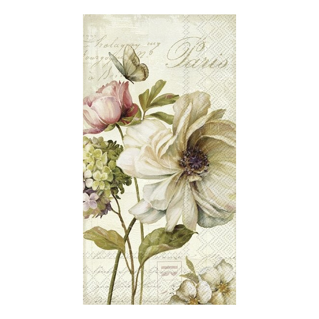 Serwetki 42x33cm Marche de Fleurs Cream 16szt.