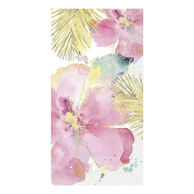 Serwetki 42x33cm Flamingo Fever Flower Cream 16szt.