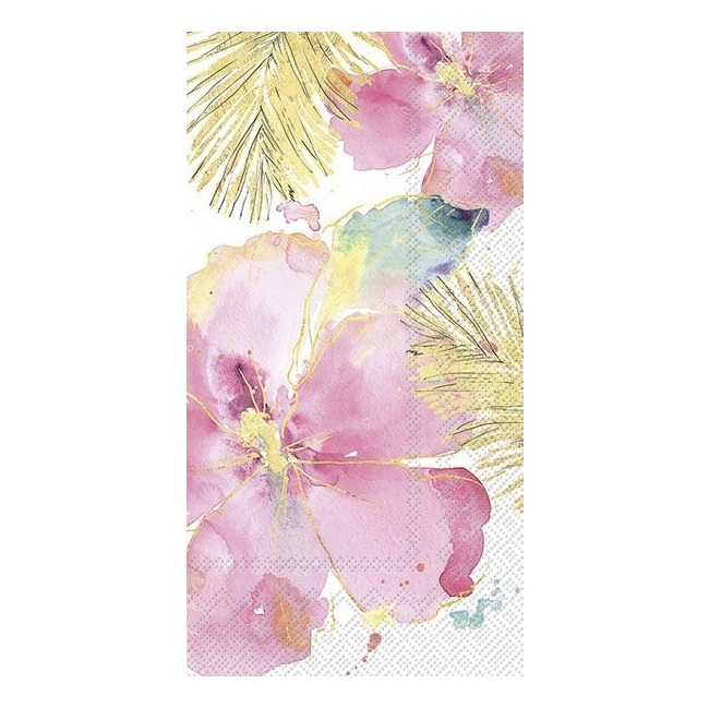 Serwetki 42x33cm Flamingo Fever Flower Cream 16szt.