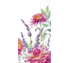 Serwetki 42x33cm Colorful Garden White 16szt.