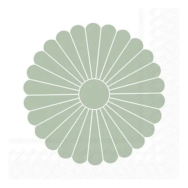 Serwetki 25x25cm Fleur Green VandB 20szt.
