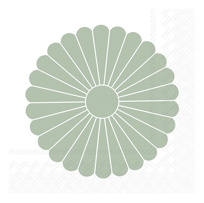 Serwetki 25x25cm Fleur Green V&B 20szt.