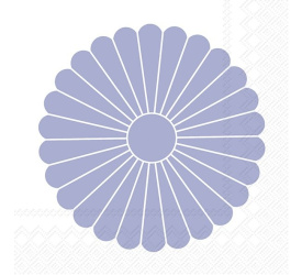 Serwetki 25x25cm Fleur Blue V&B 20szt.