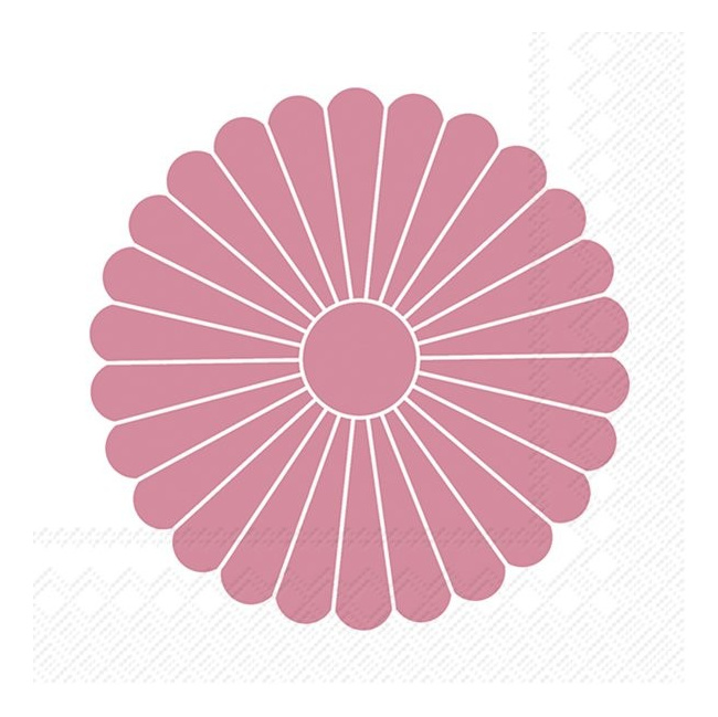 Serwetki 25x25cm Fleur Pink V&B 20szt.