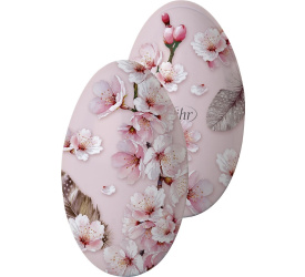 Puszka jajko 11x7x6,5cm Beautiful Sakura Rose