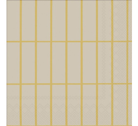 Serwetki 33x33cm Tiiliskivi Linen Gold 20szt.