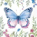 Serwetki 33x33cm Ylvie Blue Pink 20szt.