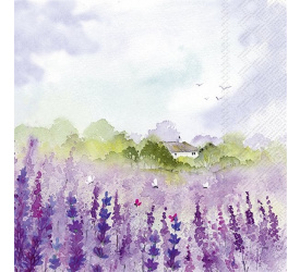 Serwetki 33x33cm Lavender Field 20szt.