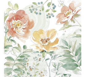Serwetki 33x33cm Soft Petal Flowers 20szt.