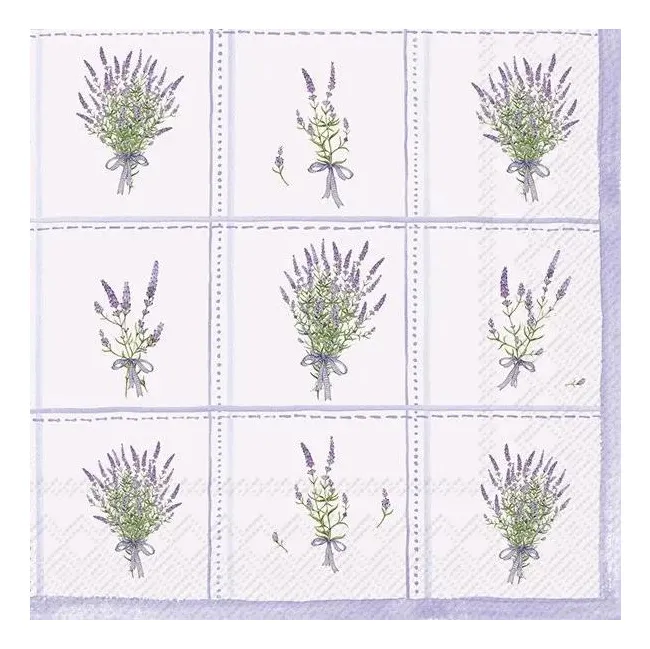 Serwetki 33x33cm Lavender Charm Light Lilac 20szt.