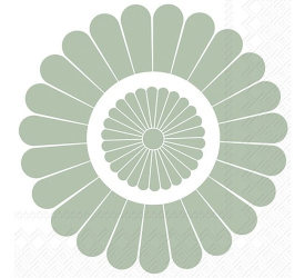 Serwetki 33x33cm Fleur Green V&B 20szt.