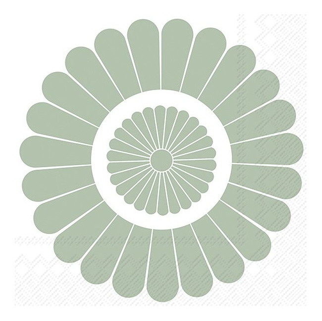 Serwetki 33x33cm Fleur Green V&B 20szt.