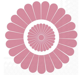 Serwetki 33x33cm Fleur Pink V&B 20szt.