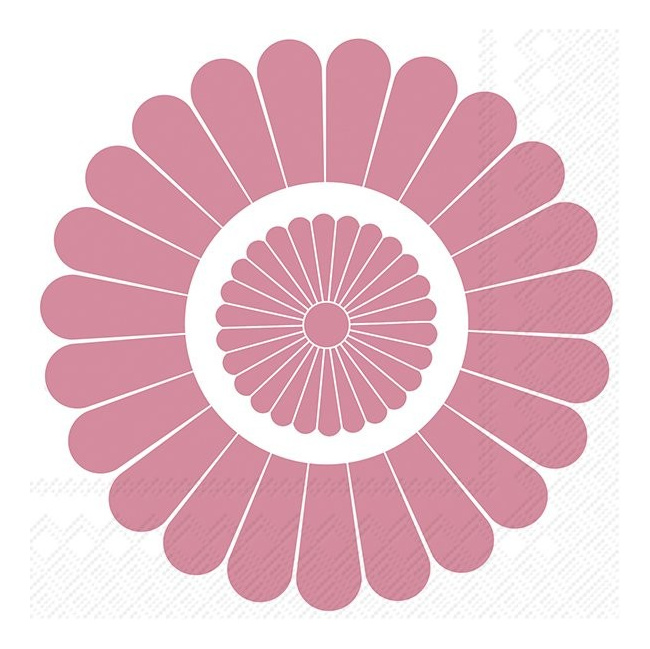 Serwetki 33x33cm Fleur Pink V&B 20szt.