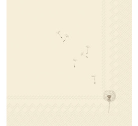 Serwetki 33x33cm Tiny Dandelion Cream 20szt.